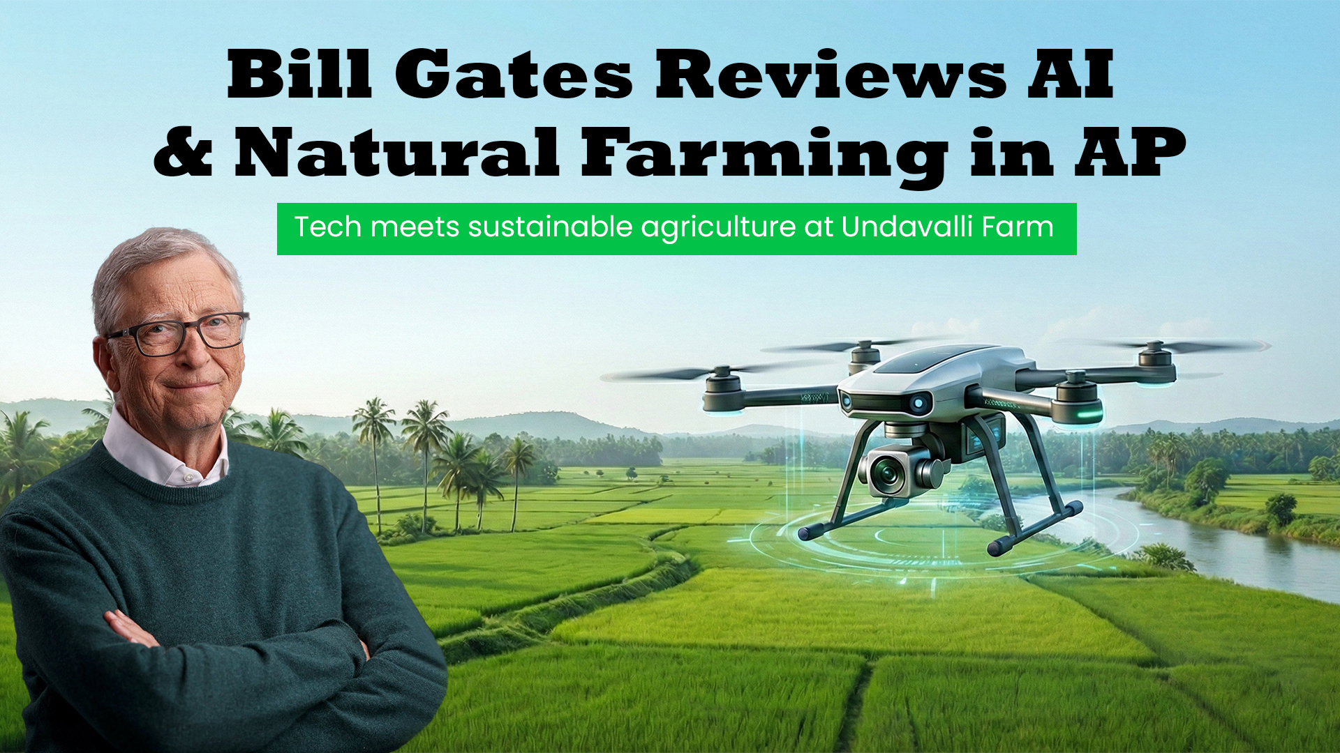 Bill Gates in Andhra Pradesh: A Blend of Technology, Natural Farming and Innovation