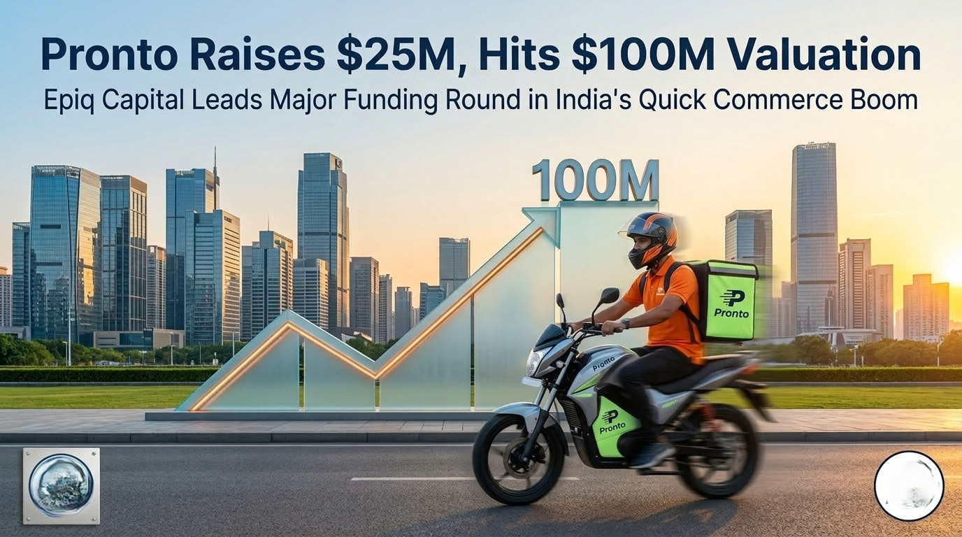 Quick Commerce Momentum: Pronto Secures $25 Million to Accelerate Growth