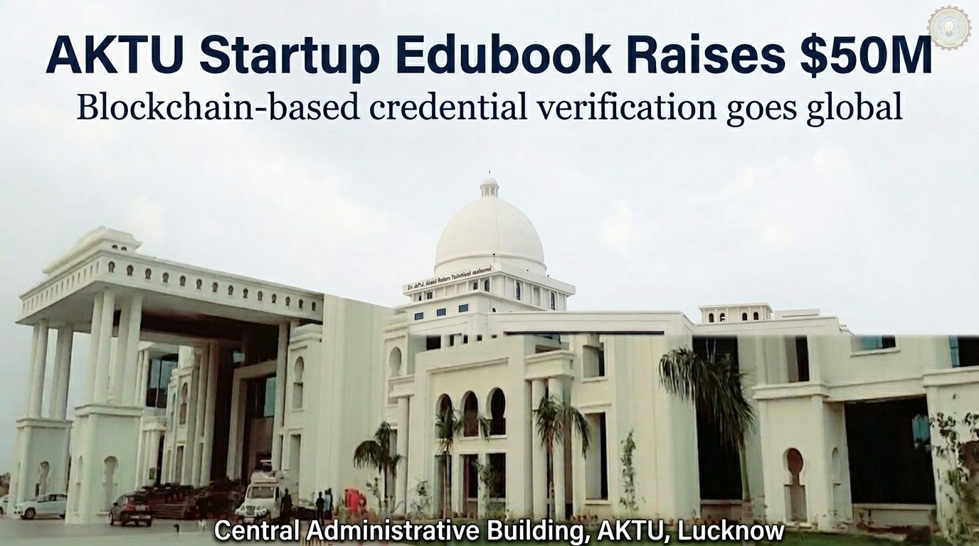 AKTU Incubated Startup Edubook Secures $50M to Transform Digital Credential Verification