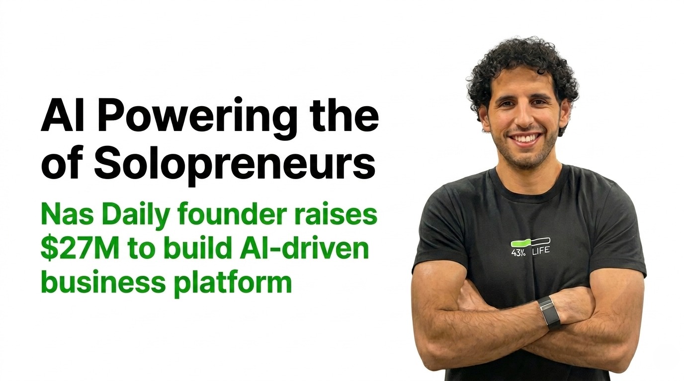 From Creator to Catalyst: Nas Daily Founder Raises $27 Million to Empower Solopreneurs with AI