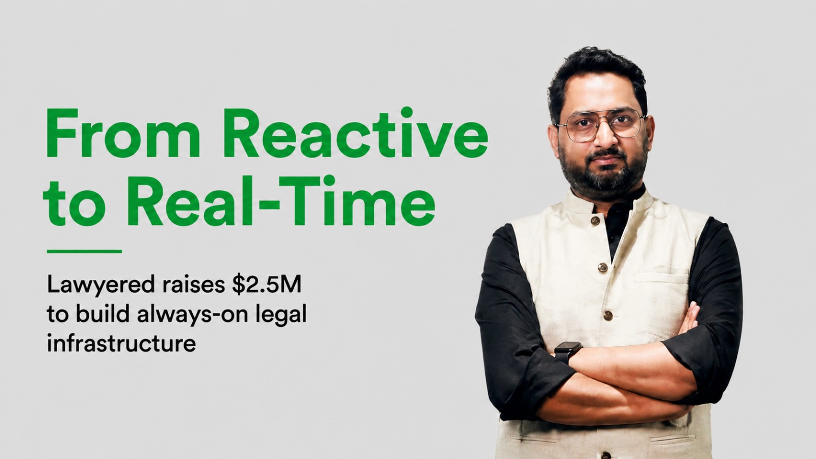 From Reactive to Real-Time: Lawyered’s $2.5M Push to Build Always-On Legal Infrastructure